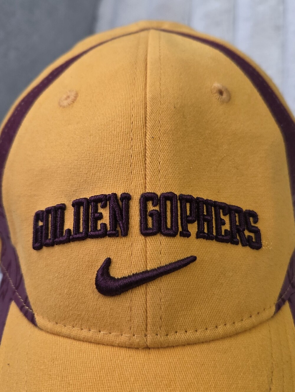 VTG Minnesota Golden Gophers YOUTH Hat Cap NIKE Team‎ Fitted - Picture 2 of 10